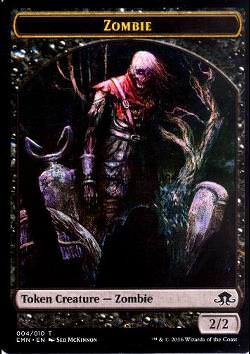 Token: Zombie (Black 2/2) (V. 2)